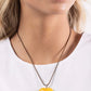 Serene Sweetheart - Yellow Necklace