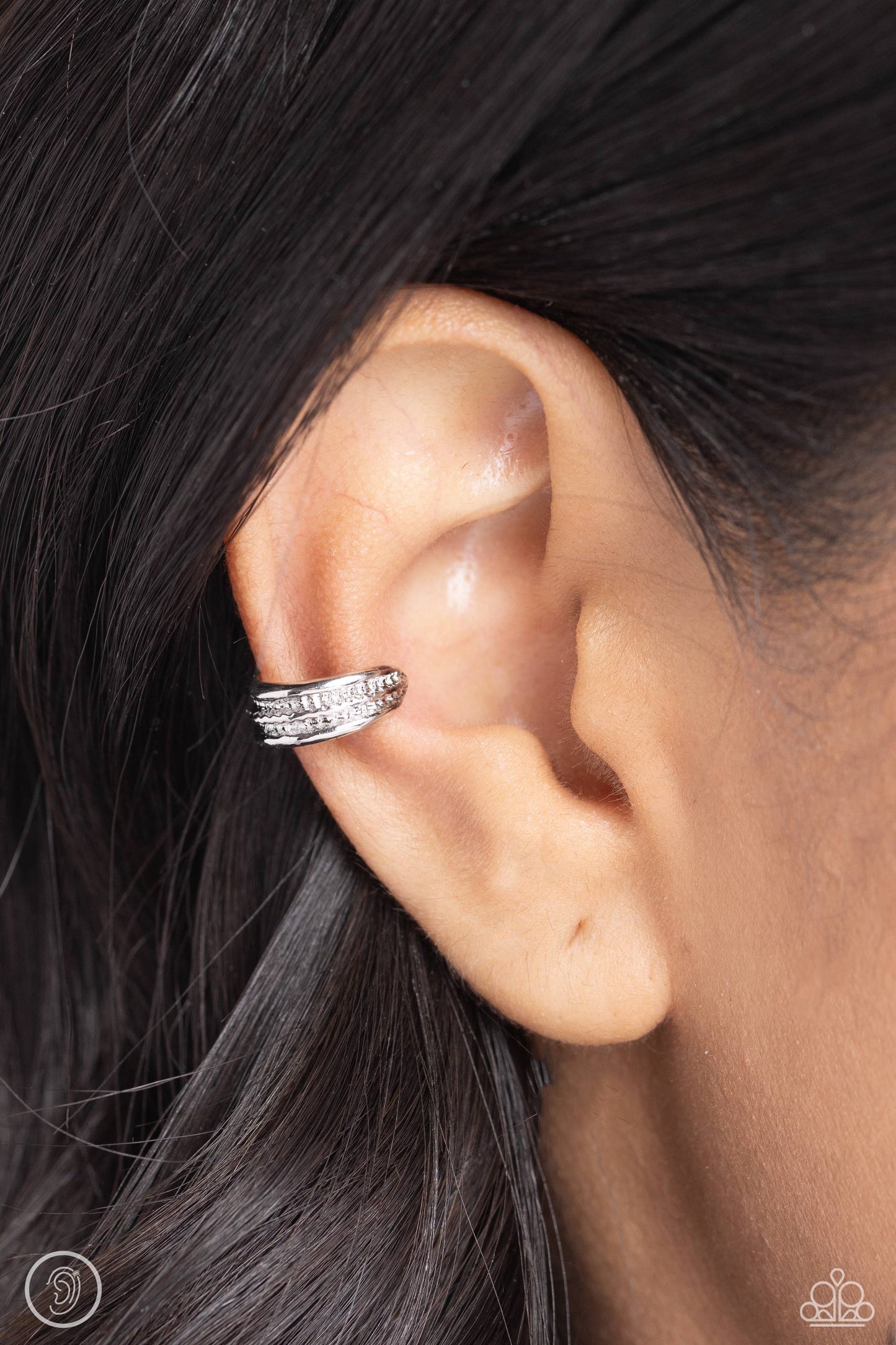 Serrated Season - Silver Earring