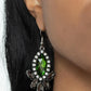 Serving Up Sparkle - Green Earring