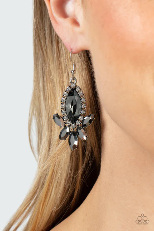 Serving Up Sparkle - Silver Earring