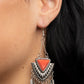 Shady Oasis - Orange Earring