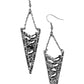 Sharp-Dressed Drama - Black Earring