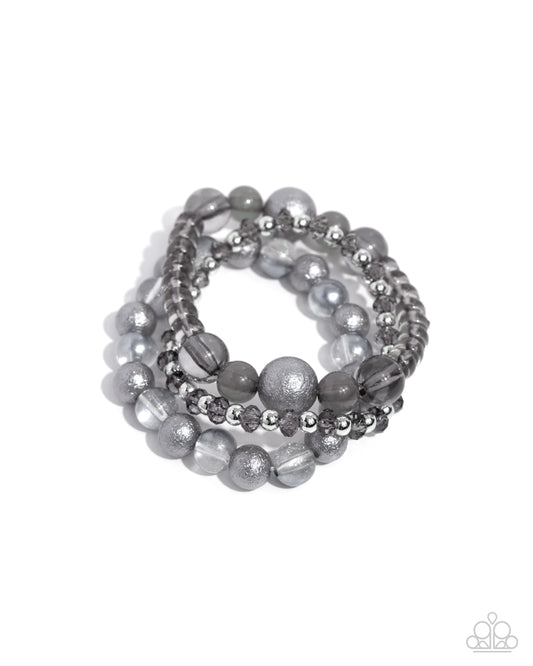 Shattered Stack - Silver Bracelet