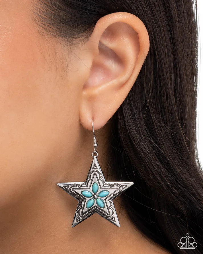 Sheriff Santa Fe - Blue Earring
