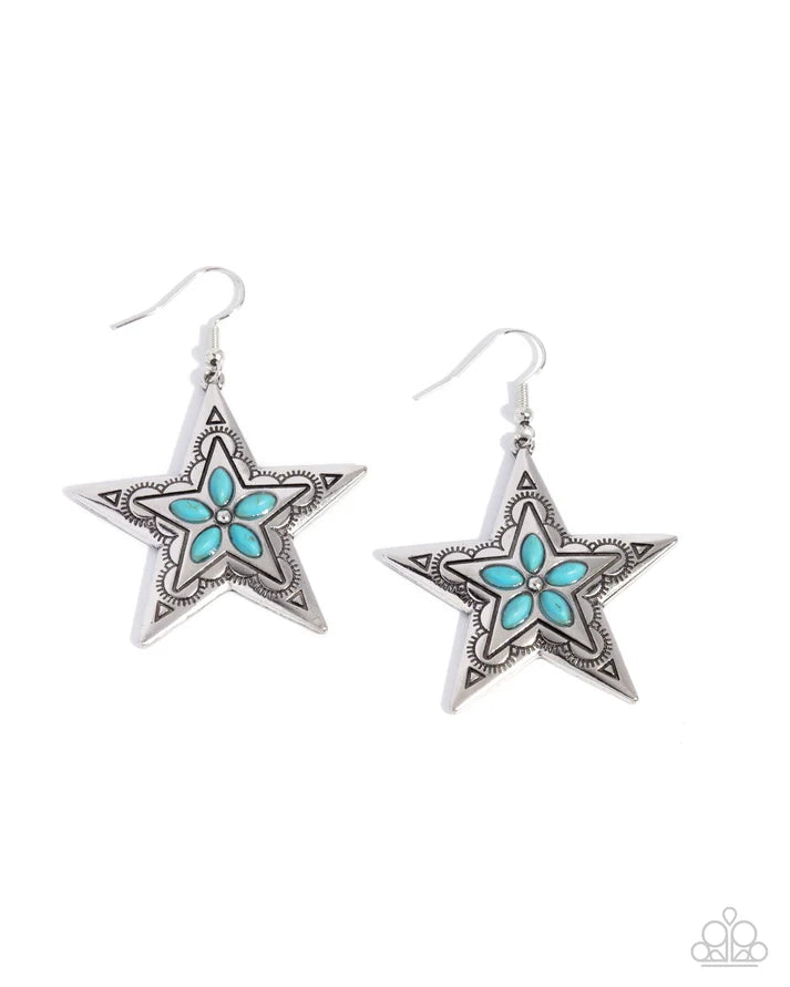 Sheriff Santa Fe - Blue Earring