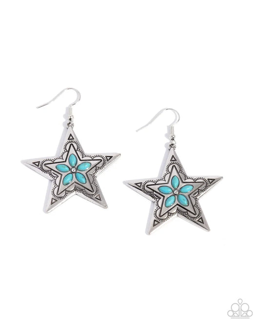 Sheriff Santa Fe - Blue Earring