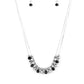 Shimmering High Society - Black Necklace