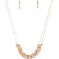Shimmering High Society - Brown Necklace