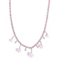 Shimmery Safeguard - Pink Necklace
