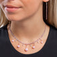 Shimmery Safeguard - Pink Necklace