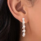 Shimmery Scope - Rose Gold Earring