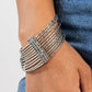 Shimmery Silhouette - Silver Bracelet