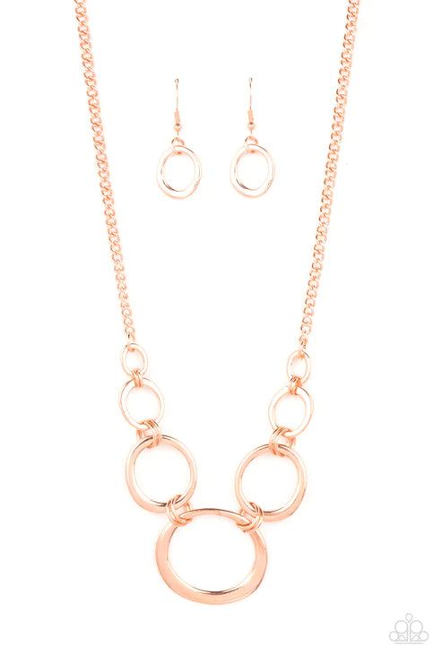 Short Circuit - Copper Necklace