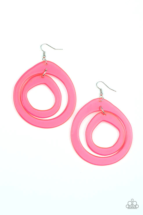 Show Your True NEONS - Pink Earring