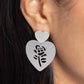 Showstopping Silhouette - Silver Earring