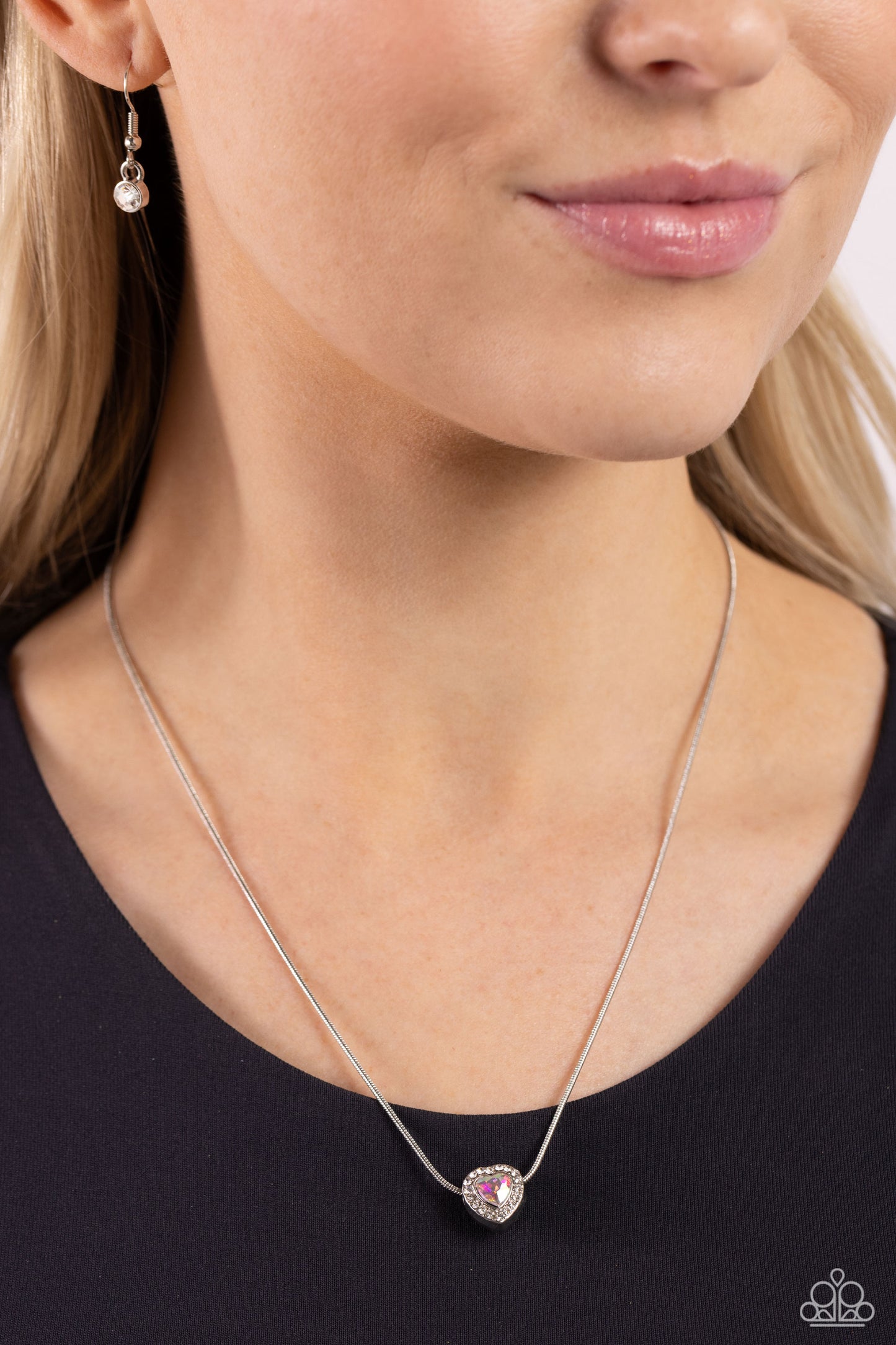 Simply Sentimental - White Necklace