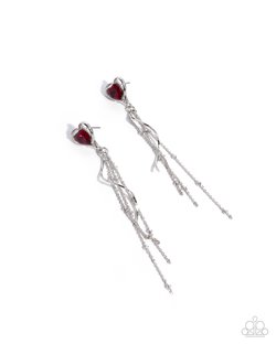 Simply Smitten - Red Earring