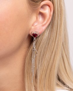 Simply Smitten - Red Earring