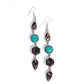 Singular Stones - Black Earring