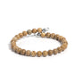 Sinuous Stones - Brown Bracelet