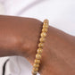 Sinuous Stones - Brown Bracelet