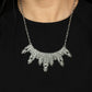 Skyscraping Sparkle - Silver Necklace
