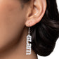 Slam Dunk Statement - Silver Earring