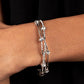 Slammin Sparkle - White Bracelet