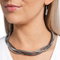 Sleek Splendor - Silver Necklace