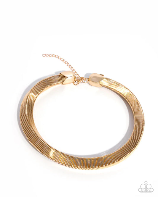 Sleek Suite  - Gold Necklace