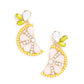 Slice of Summer - Yellow Earring
