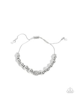 Slow and READY - White Bracelet