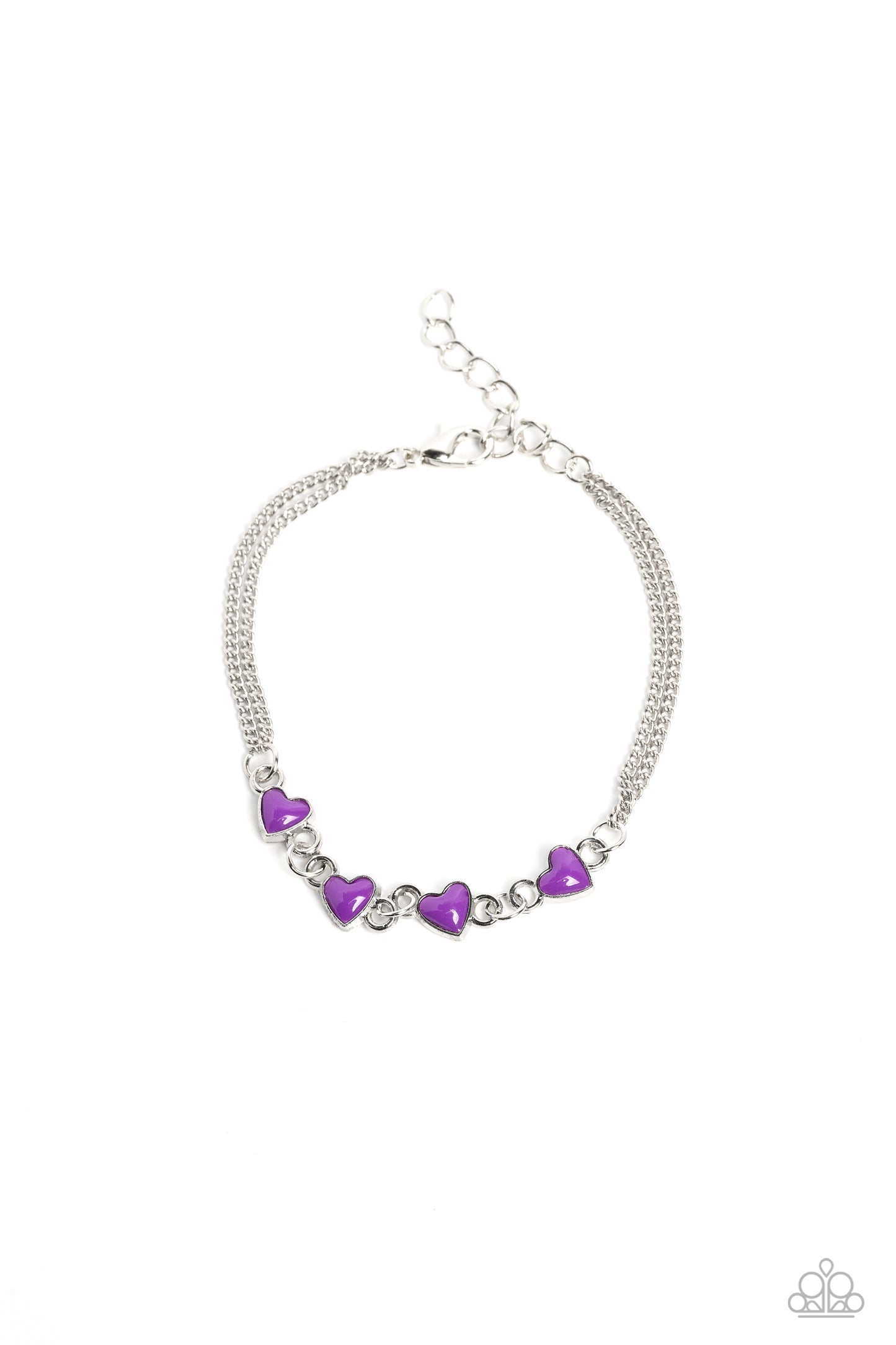 Smitten Sweethearts - Purple Bracelet