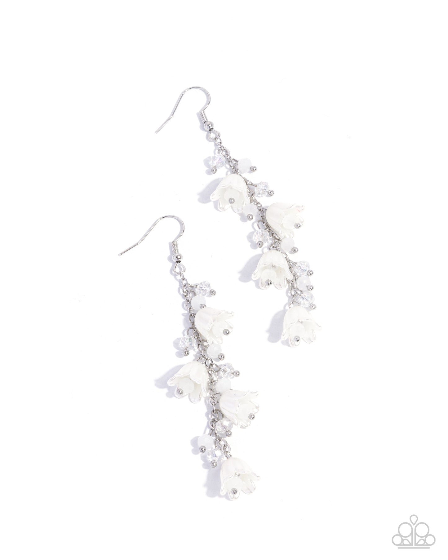 Snow Drops - White Earring