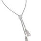Snowflake Season - White Necklace