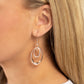 So Oval-Rated - Rose Gold Earring