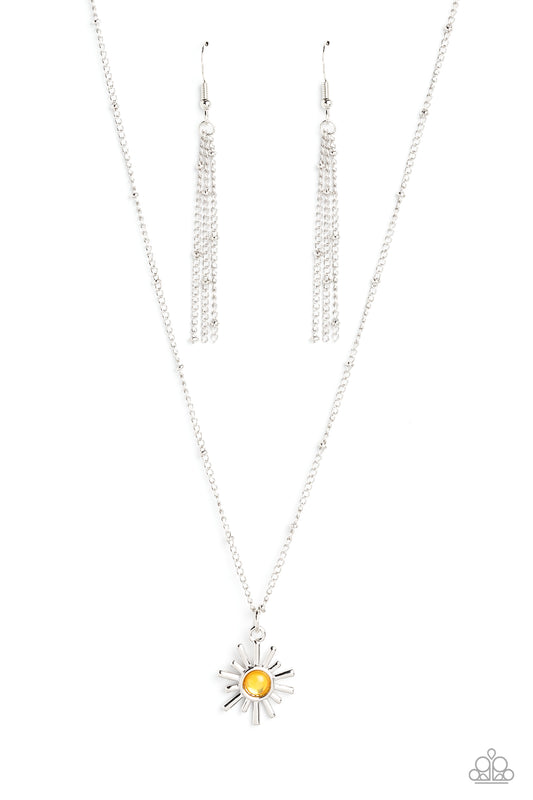 Soak up the Sun - Yellow Necklace