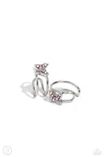 Soaring Sideways - Pink Earring - Cuff