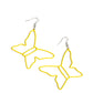 Soaring Silhouettes - Yellow Earring