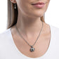 Soccer Pitch - Black Necklace