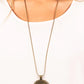 Solar Swirl - Brass Necklace