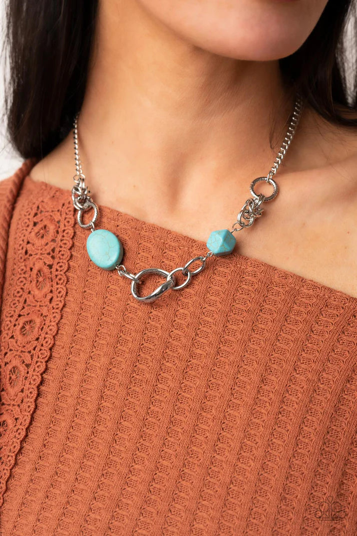 Sonoran Solo - Blue Necklace
