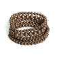Sonoran Stripes - Brass Bracelet