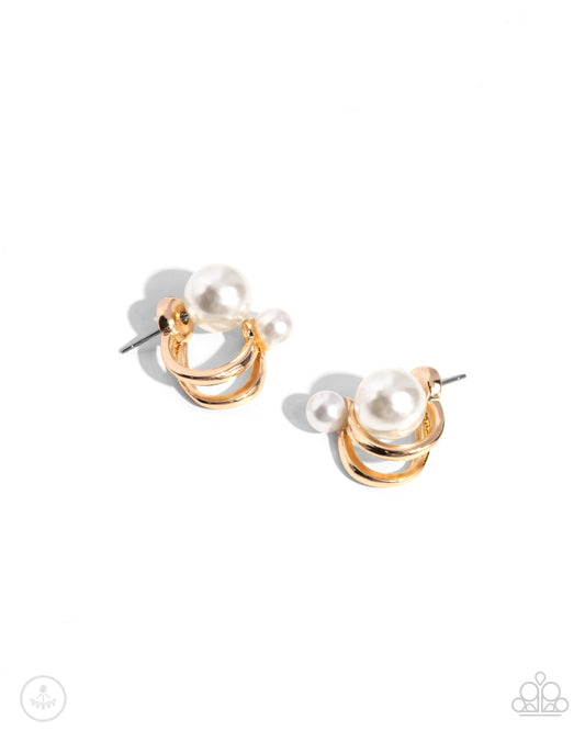 Sophisticated Socialite - Gold Earring