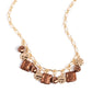 Sophisticated Squared - Brown Necklace