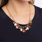 Sophisticated Squared - Brown Necklace