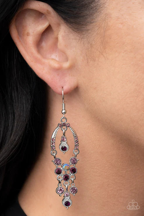 Sophisticated Starlet - Purple Earring