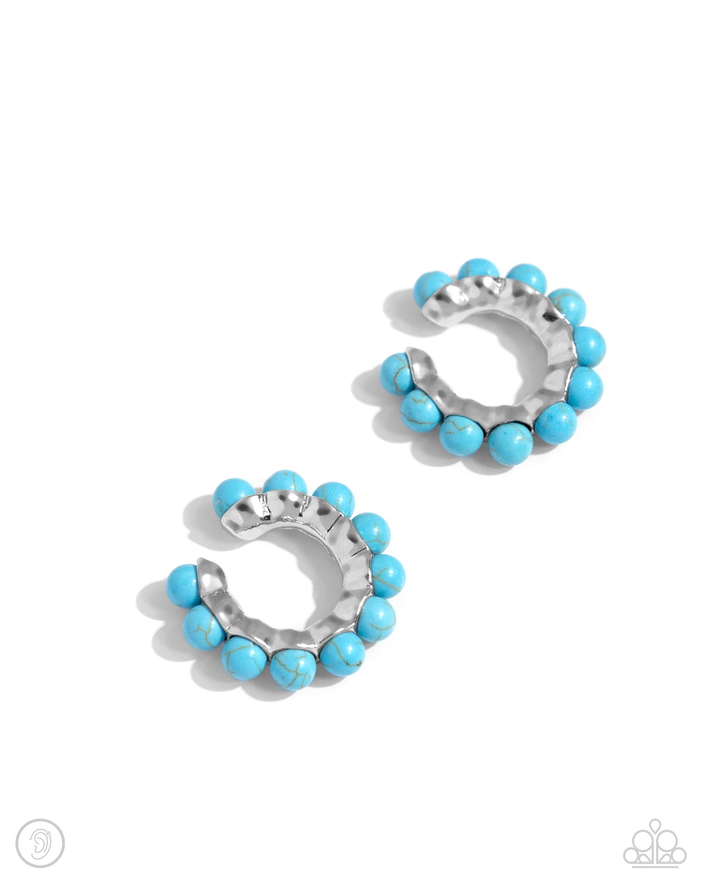 Southwester Spiral - Blue Earring