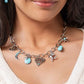 Southwestern Souvenir - Blue Necklace