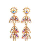 Space Age Sparkle - Gold Earring